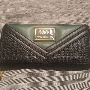 Loungefly Marvel Loki Black and Green Wallet